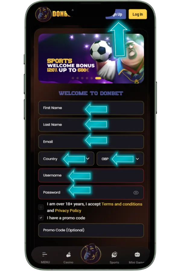 Register an Account