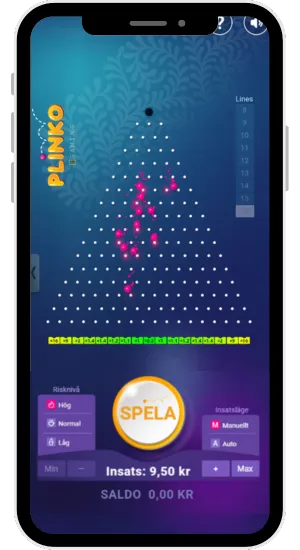 16 lines drop ball Plinko App