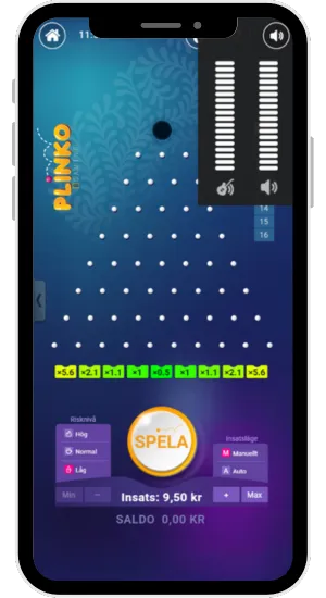 Plinko music setting sw
